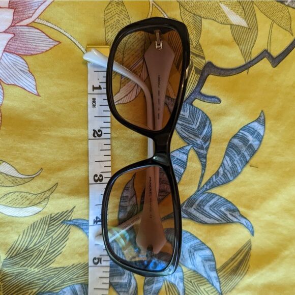 𝅺morel France black frames with white and grey sides made in France euc - Picture 2 of 8